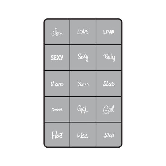 289750 AirNails Masking Trendy Words Collection
