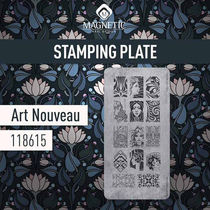 118615 Stamping Plate 12 Nouveau