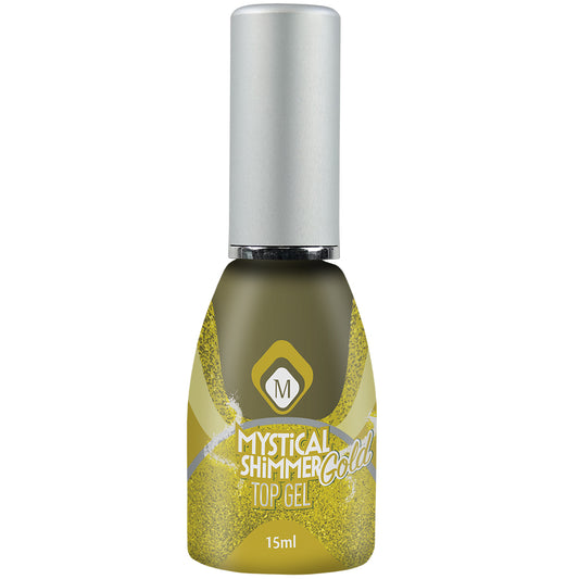 104189 Mystical Shimmers Gold Top Gel 15ml