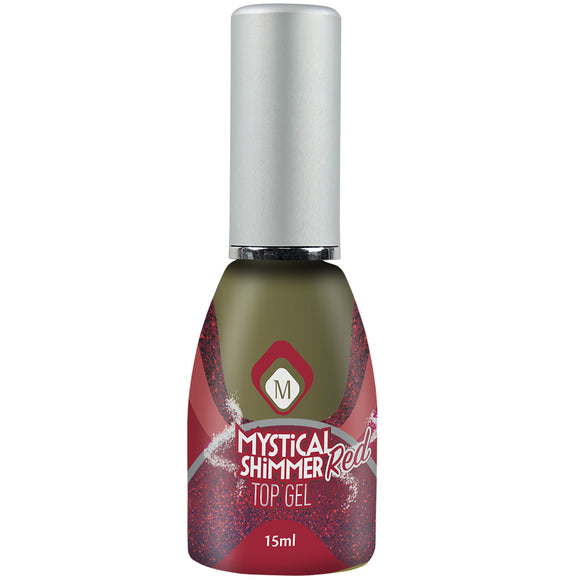 104190 Mystical Shimmers Red Top Gel 15ml