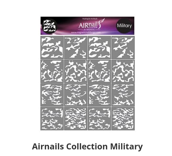 289737 AirNails Masking  Collection Military