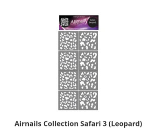 289736 AirNails Masking  Collection Safari / Leopard