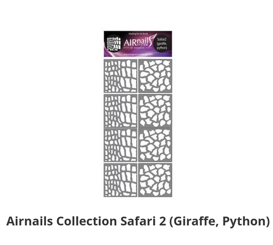 289735 AirNails Masking  Collection Safari /Giraffe, Python