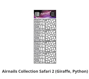 289735 AirNails Masking  Collection Safari /Giraffe, Python
