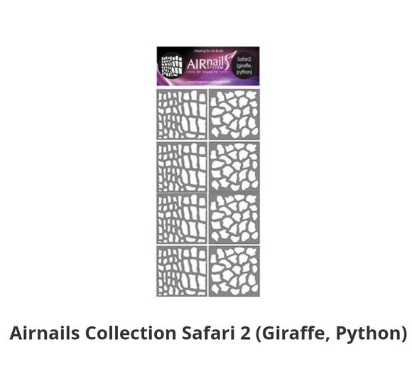 289735 AirNails Masking  Collection Safari /Giraffe, Python