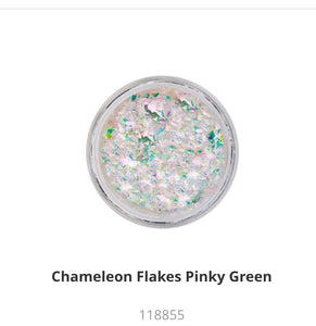 118855 CHAMELEON FLAKES MERMAID PINKI GREEN