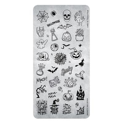 118644 Stamping Plate 41 Trick or Treat