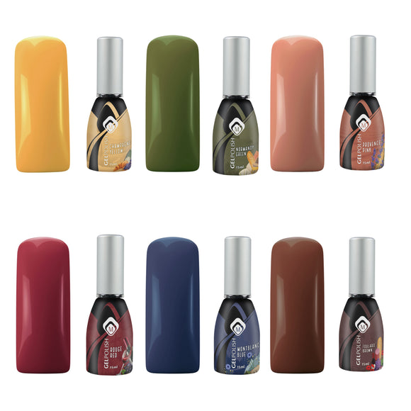 103992 Gelpolish The Picnic in France Collection 6 x 15ml