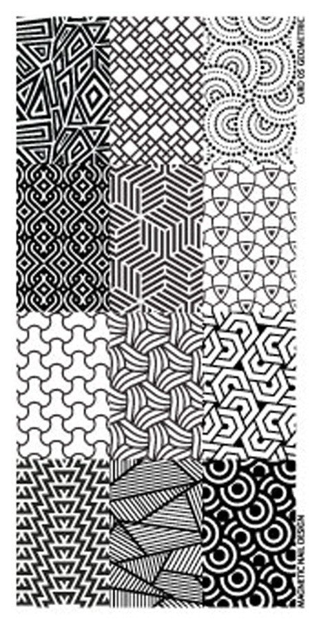 118608 STAMPING PLATE 06 GEOMETRIC
