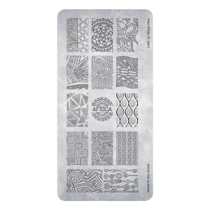 118625  Stamping Plate  22 African Vibes